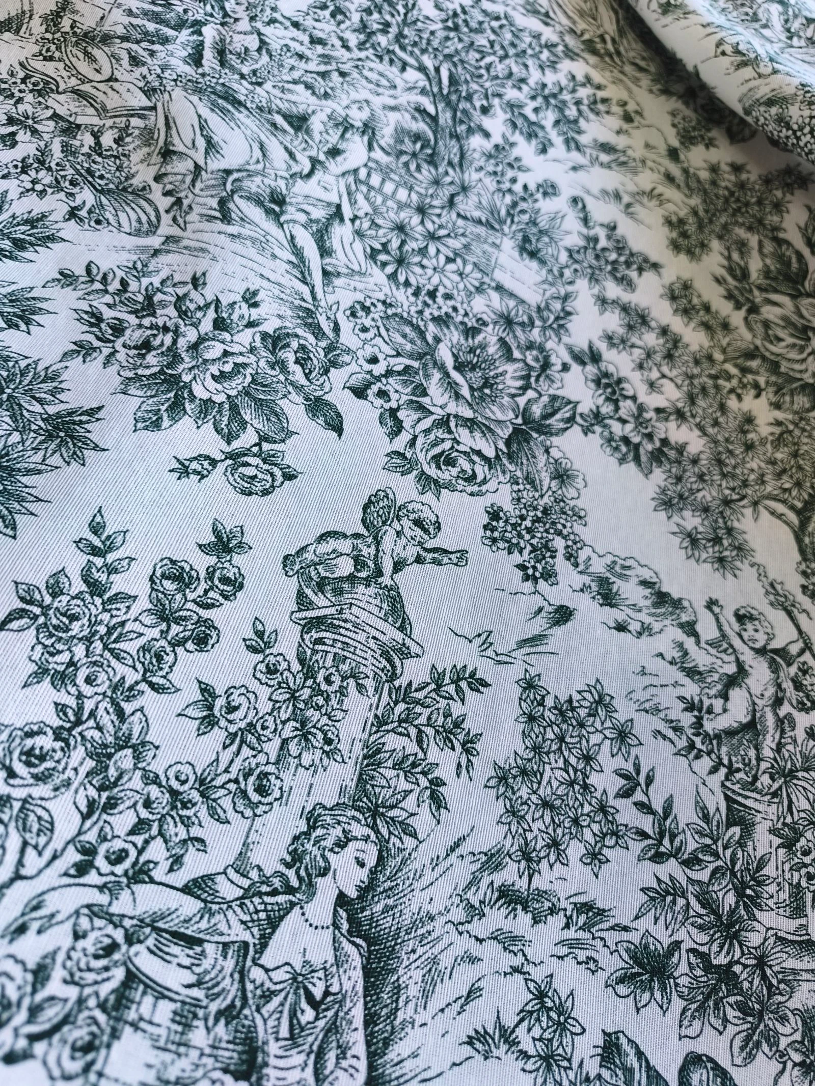 Tissu, retal de tela 2x1,40 de loneta algodón y acrílico – photo 7